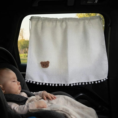 Pare soleil pour bebe universel à ventouse pour fenêtre de voiture