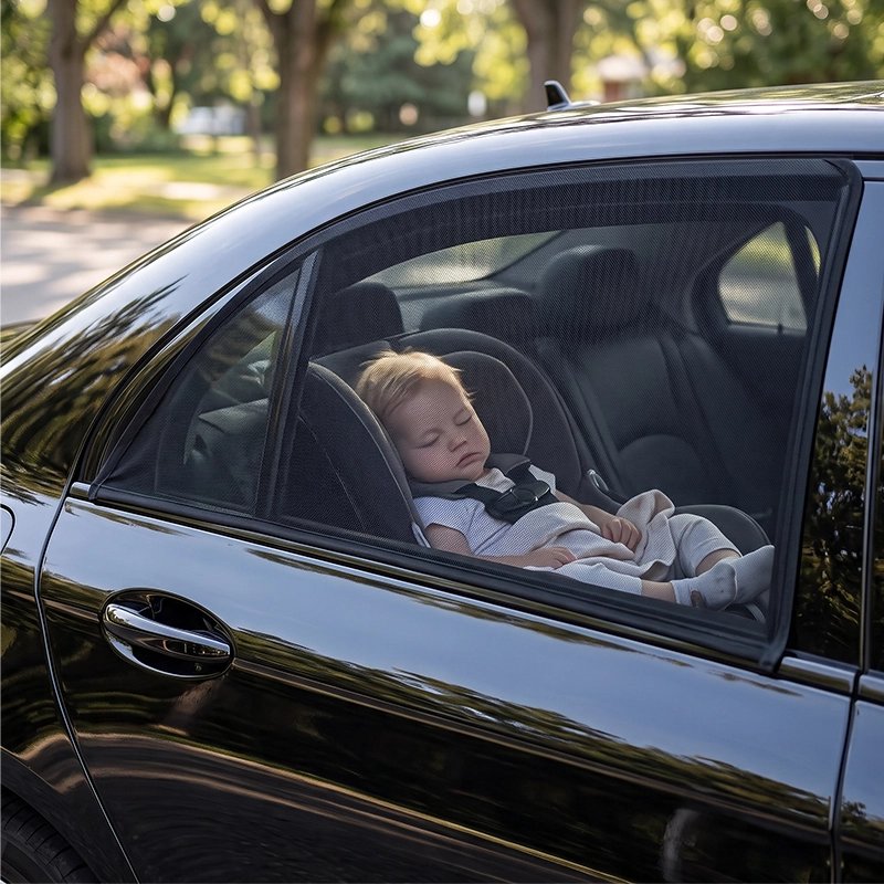 Pare soleil pour voiture Maintien des vitres entrouvertes