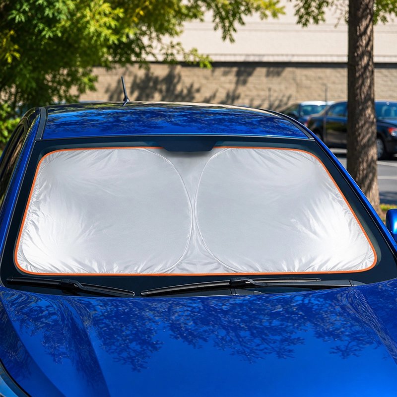 Pare soleil voiture Conception pliable structure en accordéon