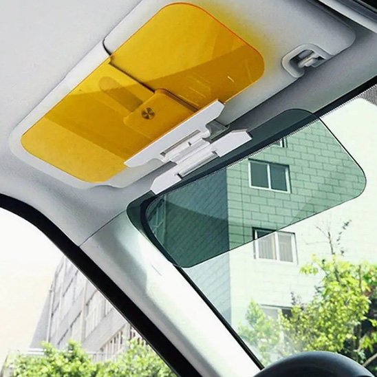 pare soleil voiture Extension de protection variable abaissé relevé selon  besoins