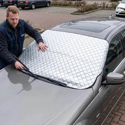 pare soleil voiture aluminium Matériau en trois couches pour une durabilité accrue