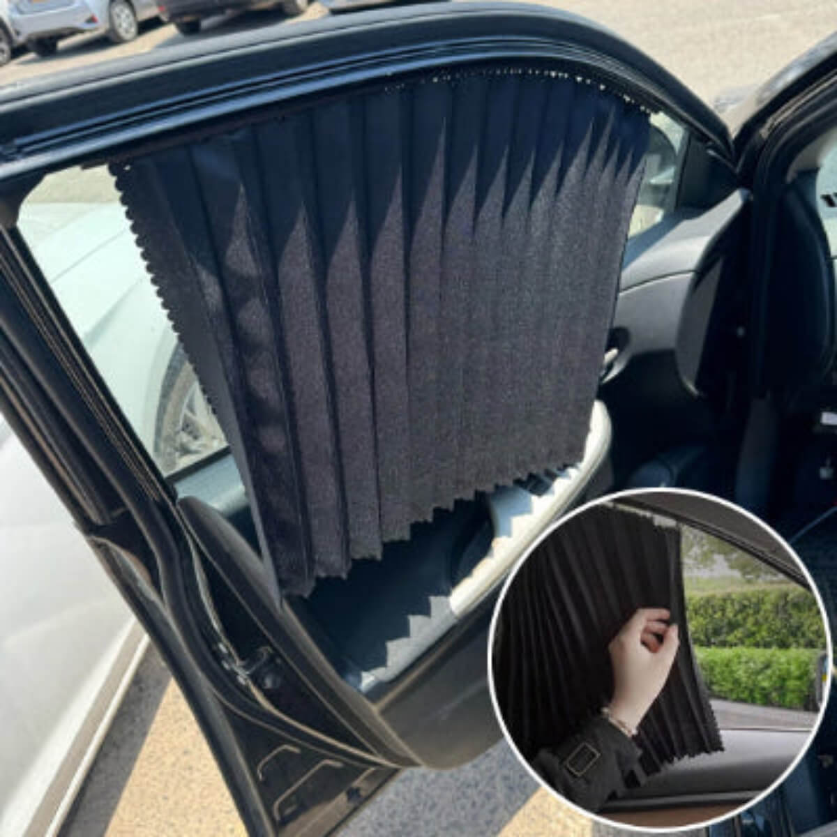pare  soleil voiture magnétique protection solaire et protection intimité 