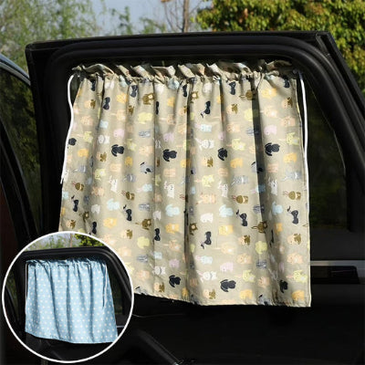 pare soleil motif captivant et apaisant enfant protection soleil