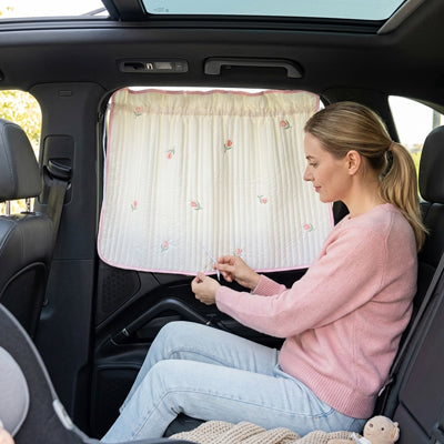 Pare soleil voiture bébé | rideau coulissant