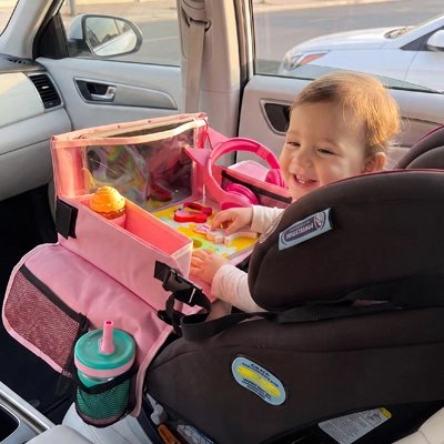 Plateau pour voiture​ Conception pliable Structure légère et repliable enfant heureux