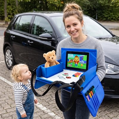 Plateau pour voiture​ Porte-gobelet Emplacement latéral 
