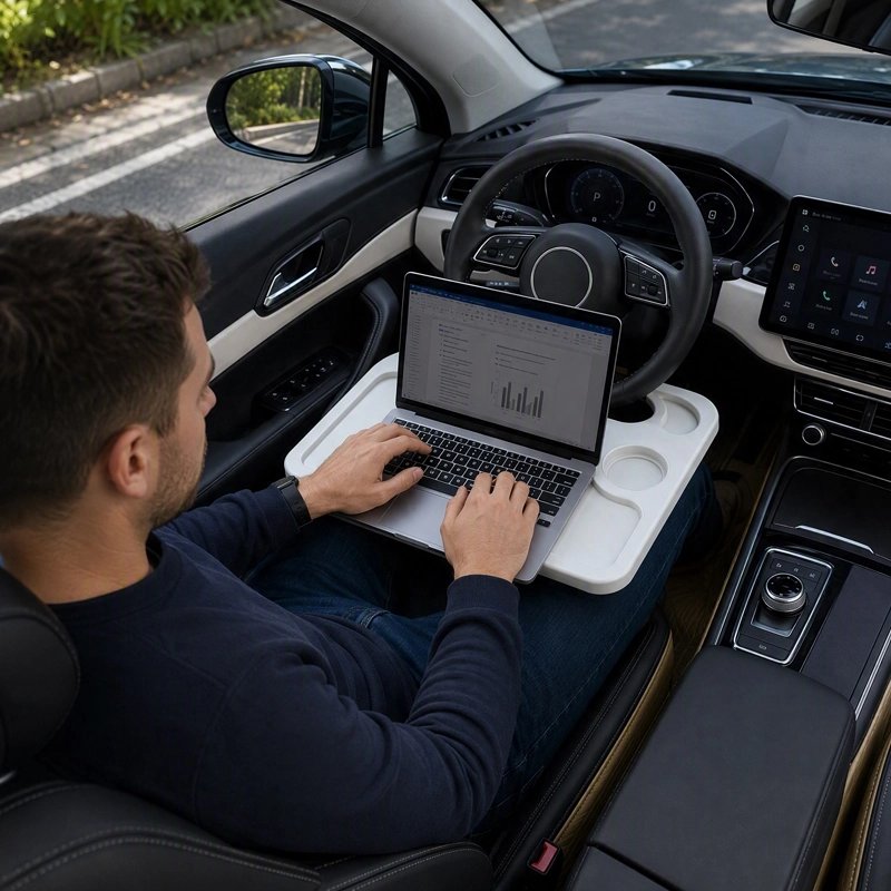 Plateau pour voiture​ Surface plane espace suffisant pour ordinateur portable