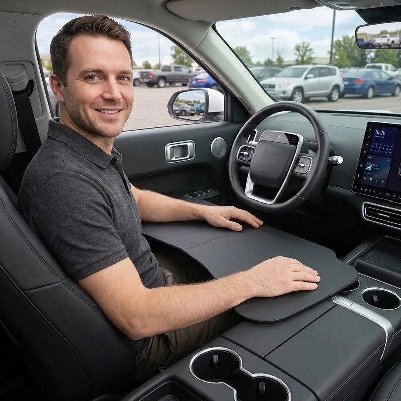 Plateau pour voiture​ travailler ou manger confortablement dans l'habitacle