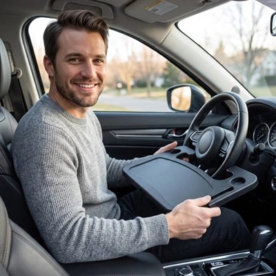Plateau voiture​ Multifonction utilisable pour manger, écrire, lire