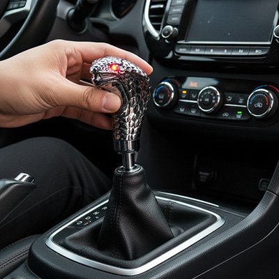 Pommeau de levier de vitesse elegant decoratif