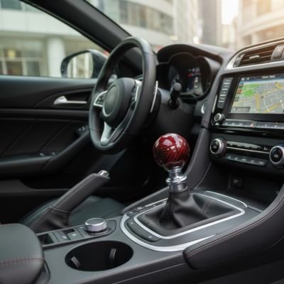 Pommeau de vitesse LED Sport Conception sphérique translucide