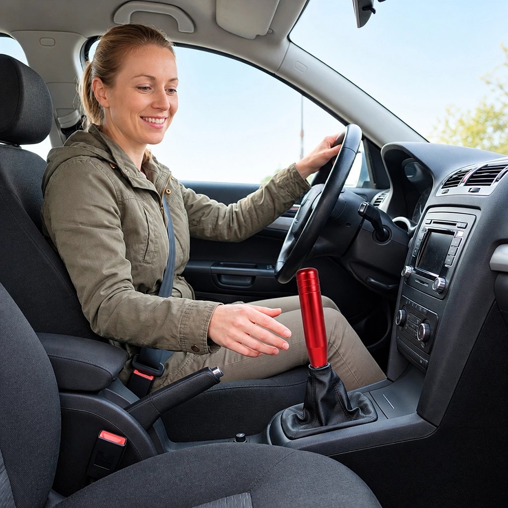 Pommeau de vitesse sport Matériau aluminium anodisé 