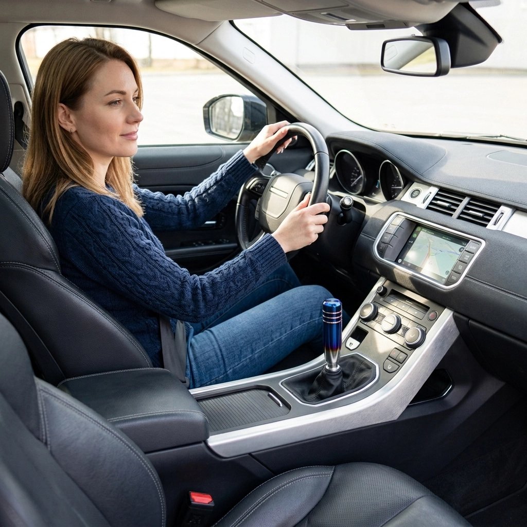 Pommeau de vitesse tuning aspect métallique valorisant