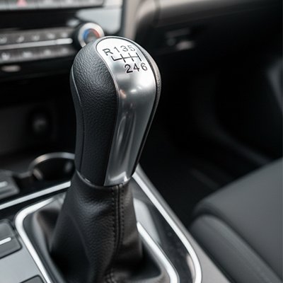 Pommeau voiture Revêtement en cuir synthétique
