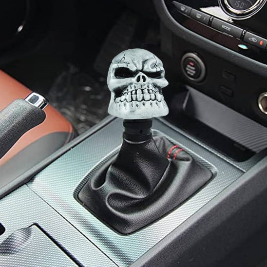 pommeau de vitesse tête de mort tuning innovant 