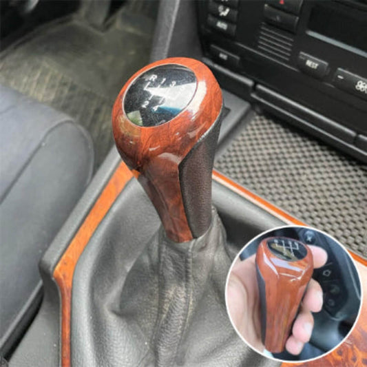 pommeau de vitesse sport bois de pêcher