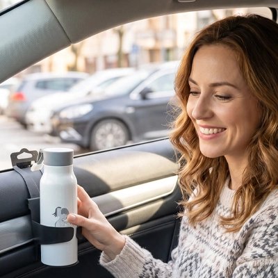 Porte canette voiture Installation universelle