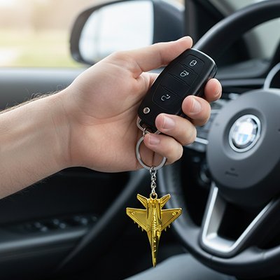 Porte clé Anneau de fixation renforcé Attache solide permettant une connexion sécurisée avec les clés et télécommandes