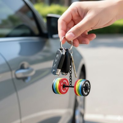 Porte clé Bon cadeau pour le gym fitness