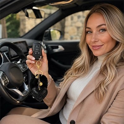Porte clé pour voiture aspect soigné et tendance