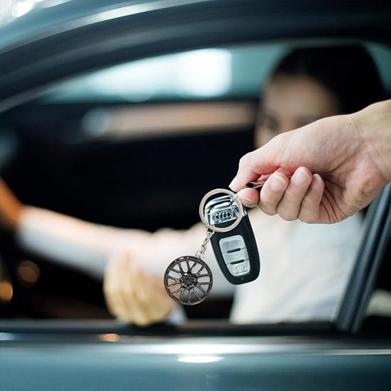 Porte-clé pour voiture engrenage créatif