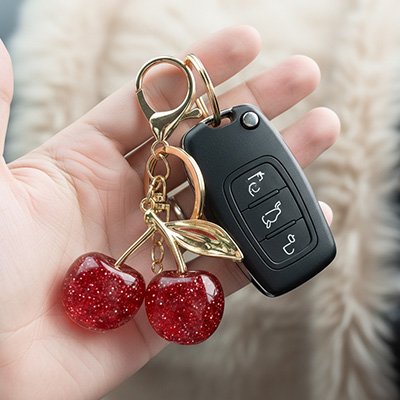 Porte clé pour voiture style kawaii tendance