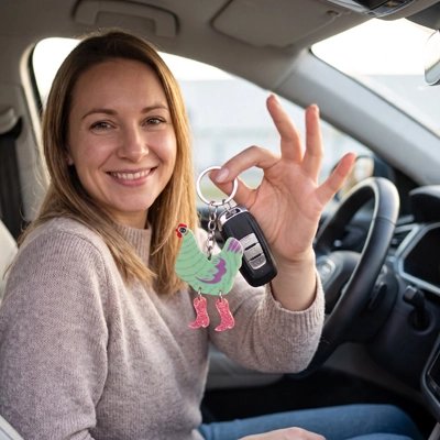 Porte clé pour voiture​ tendance femme