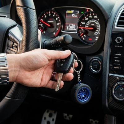 ​ porte clef voiture Matériau souple résistant