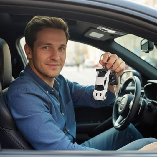 Porte clés de voiture de sport Compatibilité universelle s'attache facilement à tout type de clés de voiture