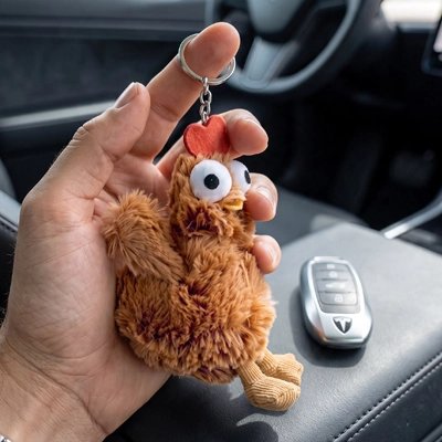 Porte clés pour voiture Anneau métallique solide