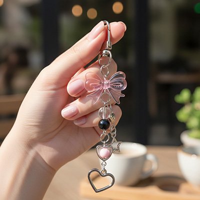 Porte clés​ pour voiture style romantique et féminin