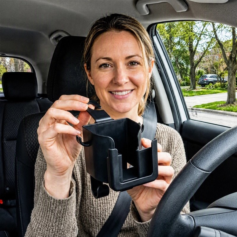 Porte gobelet pour voiture Matériau résistant aux chocs