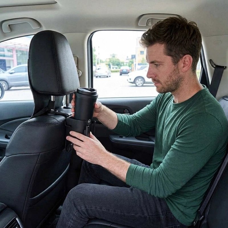 Porte gobelet pour voiture Usage polyvalent trajets quotidiens