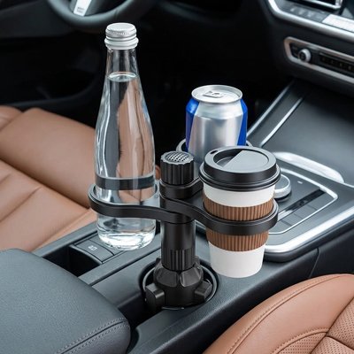 Porte gobelet Support de boissons à insertion rotative à 360 degrés