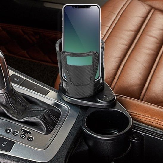 Porte gobelet voiture Installation sans outil Mise en place rapide sans modification 