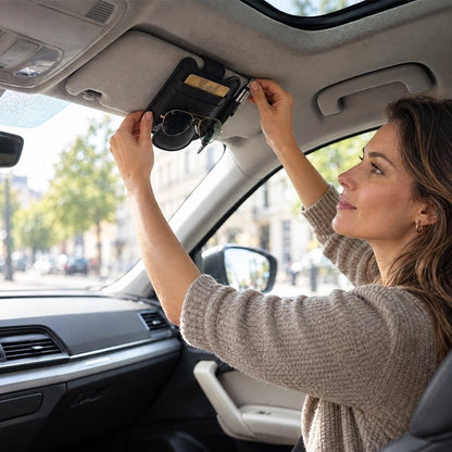 Porte lunette voiture Accessibilité garder lunettes et documents à portée de main
