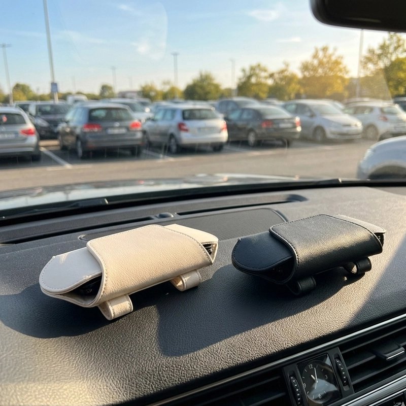 Porte lunette voiture Fixation s'attache directement sur le pare-soleil