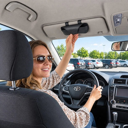 Porte lunette voiture organisateur Gain de place libère boite a gant