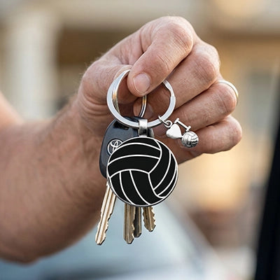 porte clef voiture |  pendentif athlète de volley-ball
