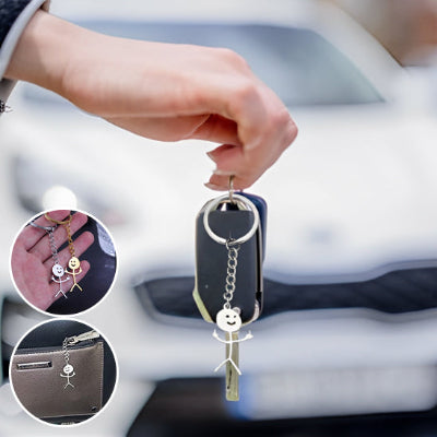 porte clés voiture langue des signes qui porte un grand message