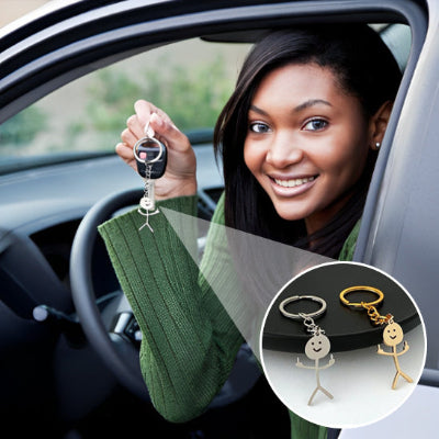 porte clés voiture langue de signes Durabilité et élégance