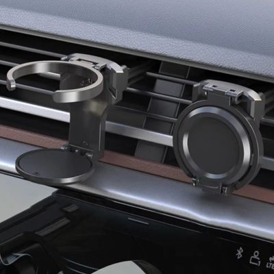 Porte Gobelet Voiture | Pliable & Fixation Grille Aération