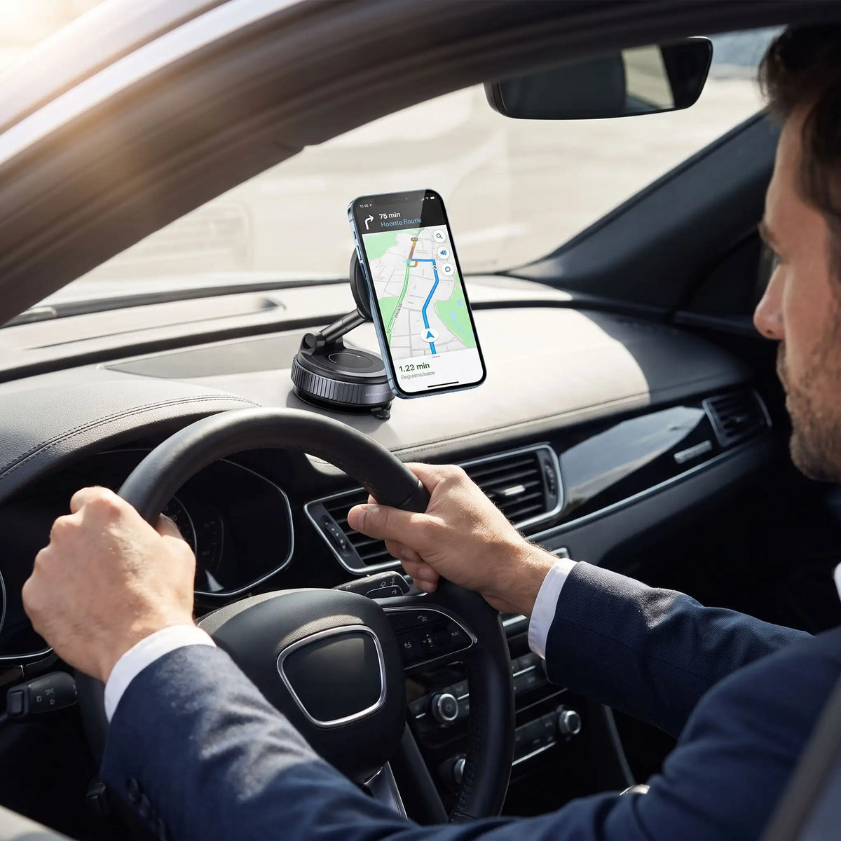 porte téléphone voiture aimante  rotatif  à 360 degrés
