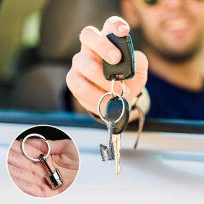porte clé pour voiture piston alliage chrome porte clé pour voiture 