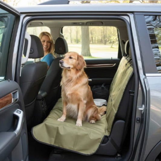 Protection chien voiture Fixation sécurisée Système d'attaches aux appuie-têtes pour maintien stable