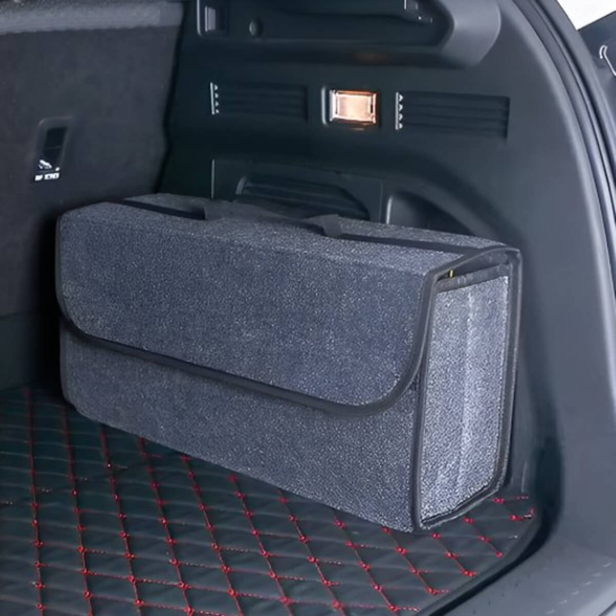 Rangement coffre voiture  boîte de rangement en feutre souple, accessoires  géniales