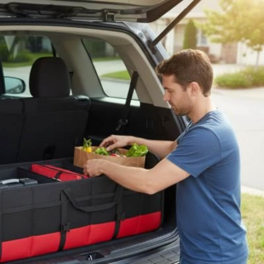 Rangement coffre voiture pliable universel idéal organisateur de coffre voiture 