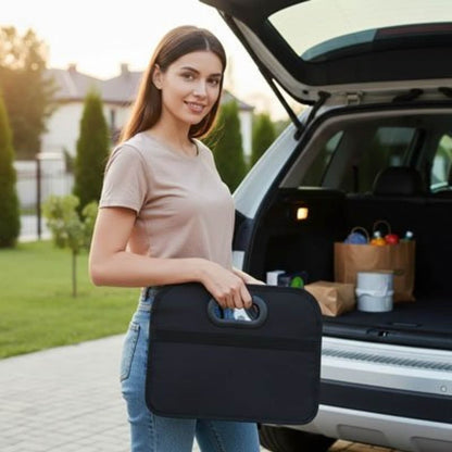 Rangement coffre voiture rigide  Polyvalence d'usage Convient aussi bien pour les courses que pour le matériel d'urgence ou les équipements 