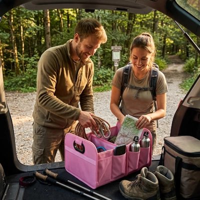 Rangement pour coffre voiture Compartiments multiples