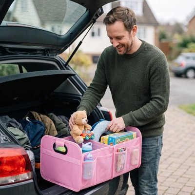 Rangement pour coffre voiture Poches extérieures variées